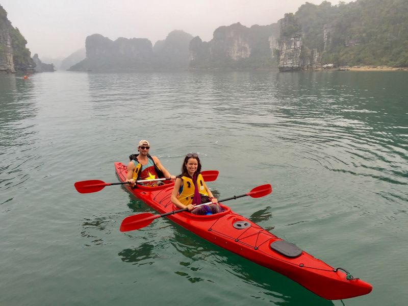 Kayaking in Vietnam