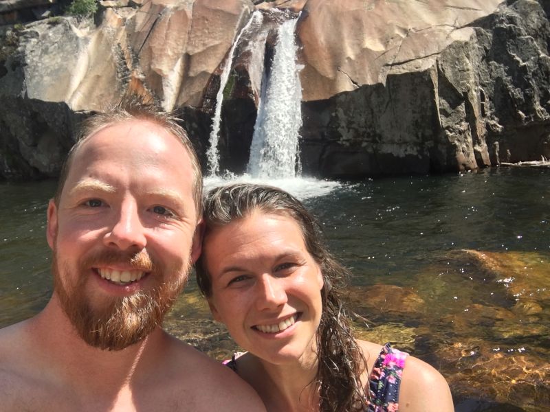 Summer Fun at a Waterfall!