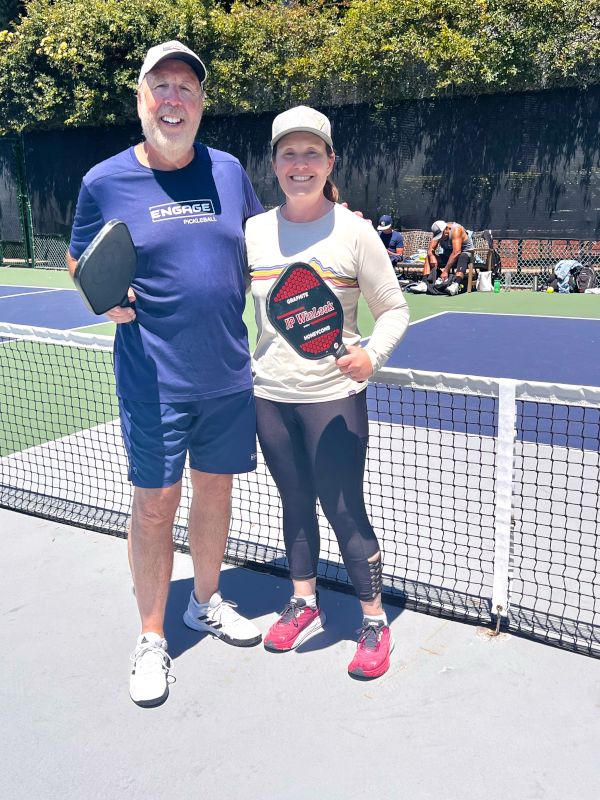 Pickleball with Amy's Dad