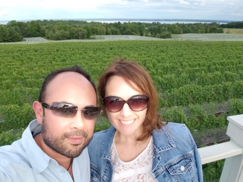 Touring a Michigan Vineyard