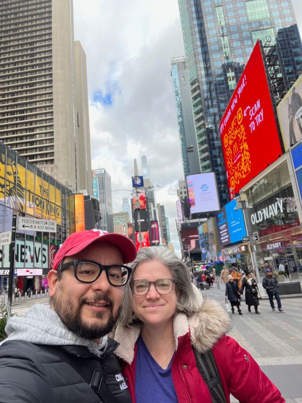 Visiting Times Square