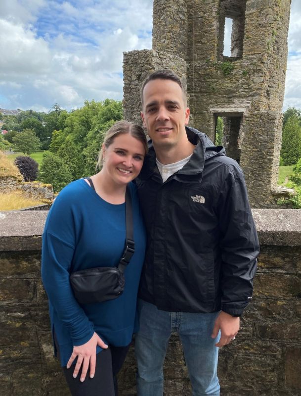 At Blarney Castle in Ireland