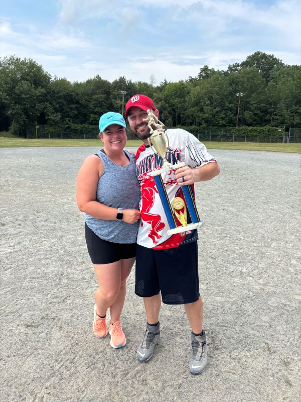 Andrew Loves Sports & Plays on Two Softball Teams Each Summer